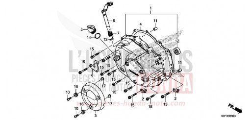 PANNEAU CARTER-MOTEUR D. Z125MAK de 2019